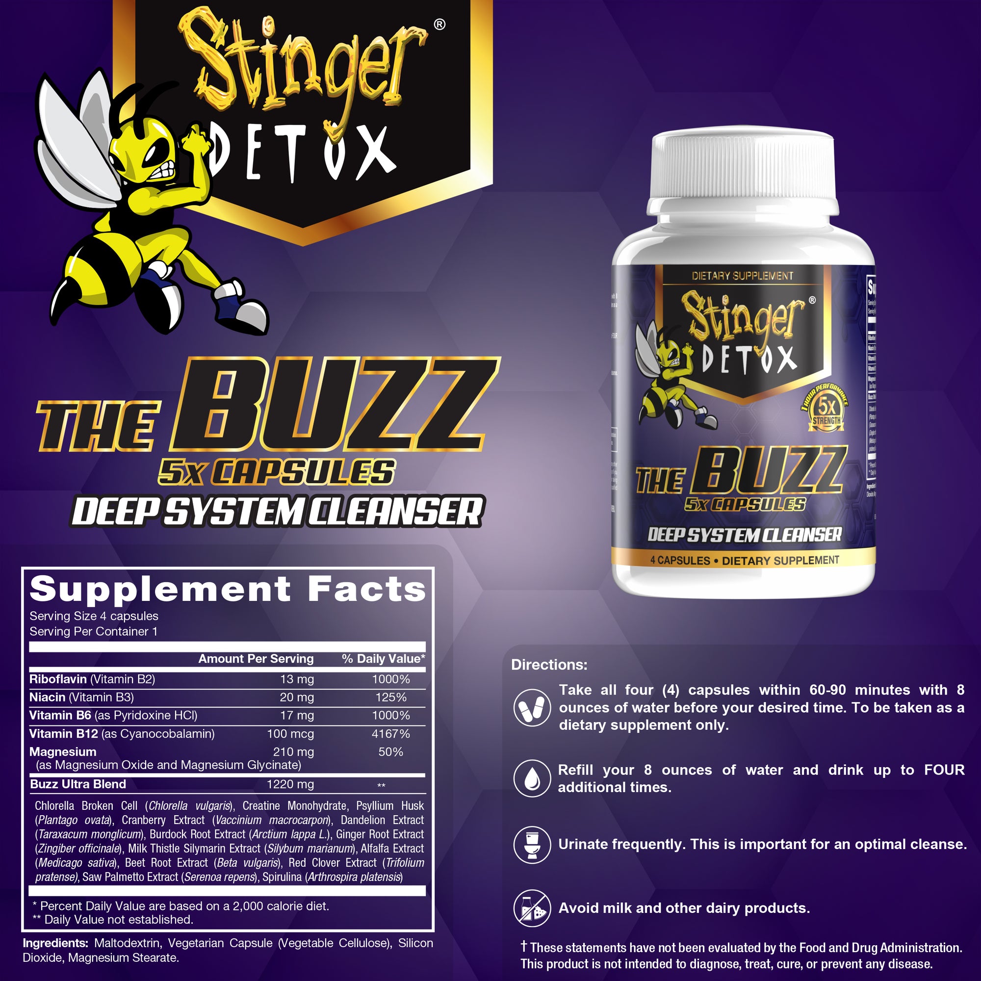 The Buzz 5X Extra Strength Capsules